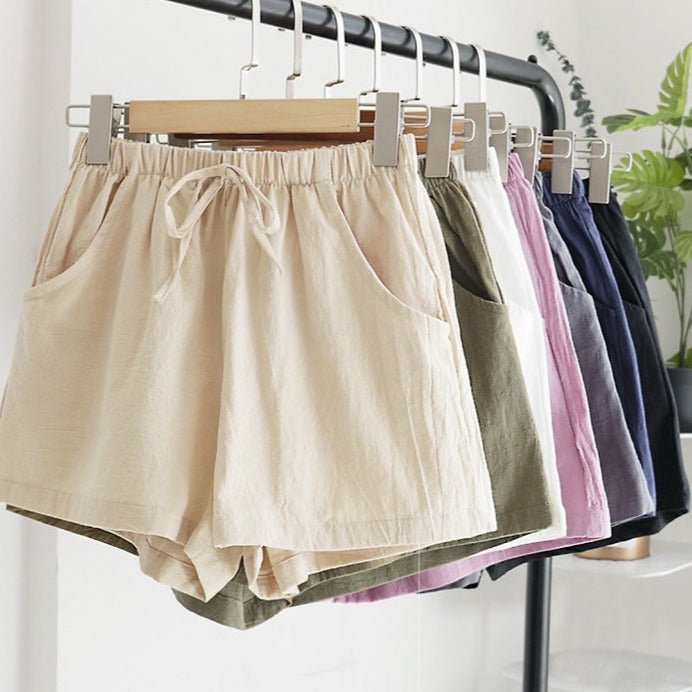 Linen Casual Shorts - Naturenspires