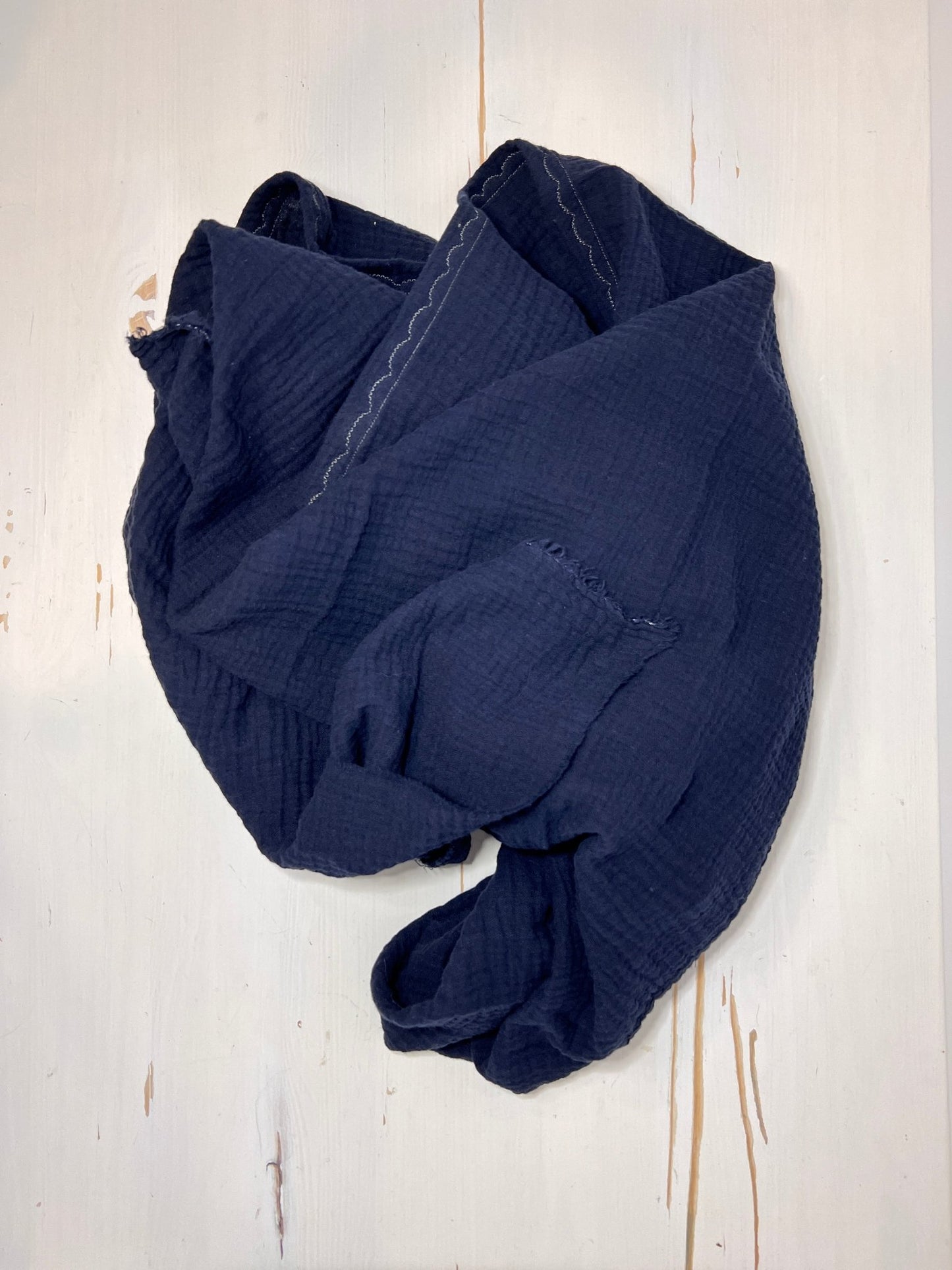 Navy Blue Blanket Scarf - Naturenspires
