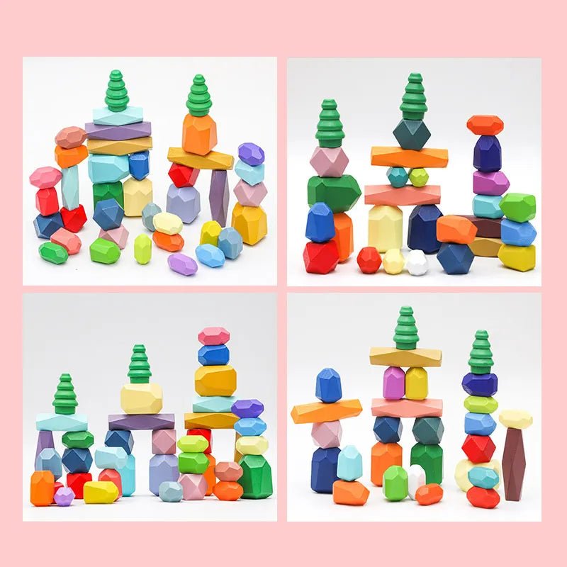 Rainbow Stacking Rocks - Naturenspires