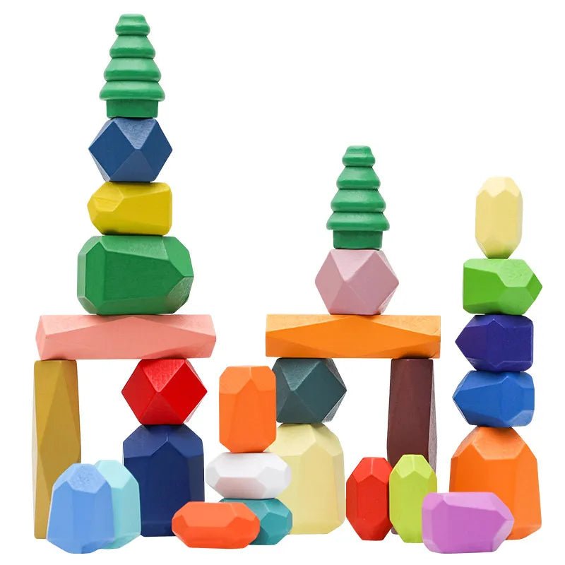 Rainbow Stacking Rocks - Naturenspires