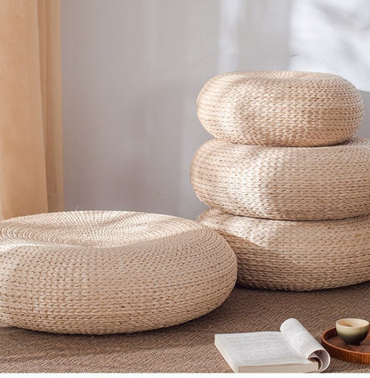 Rattan Round Woven Cushion - Naturenspires