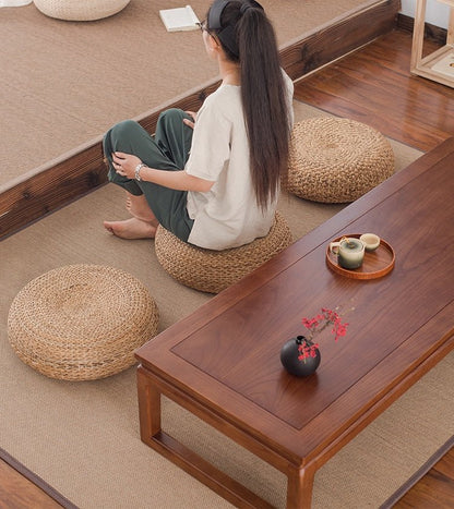 Rattan Round Woven Cushion - Naturenspires