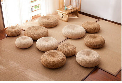 Rattan Round Woven Cushion - Naturenspires