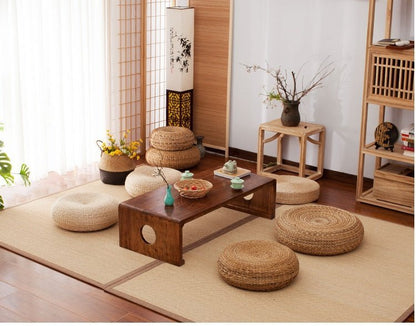 Rattan Round Woven Cushion - Naturenspires