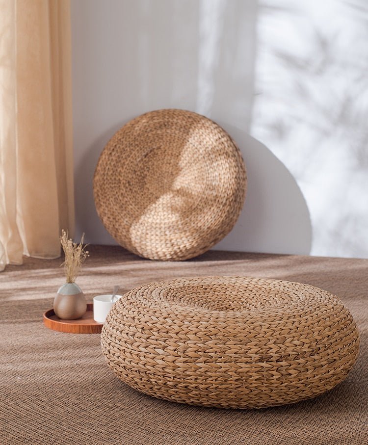 Rattan Round Woven Cushion - Naturenspires