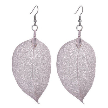 Real Leaf Earrings - Naturenspires