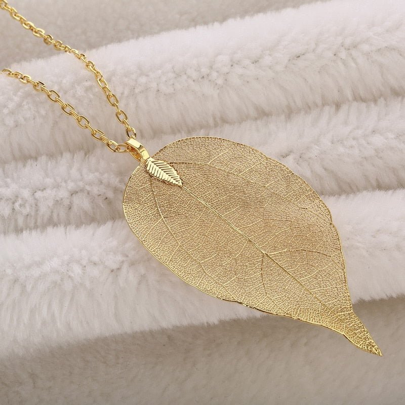 Real Leaf Necklace - Naturenspires