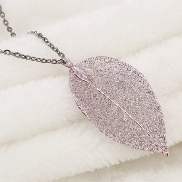 Real Leaf Necklace - Naturenspires