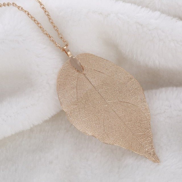 Real Leaf Necklace - Naturenspires