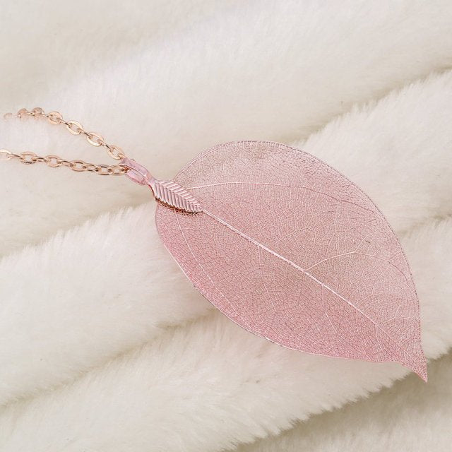 Real Leaf Necklace - Naturenspires