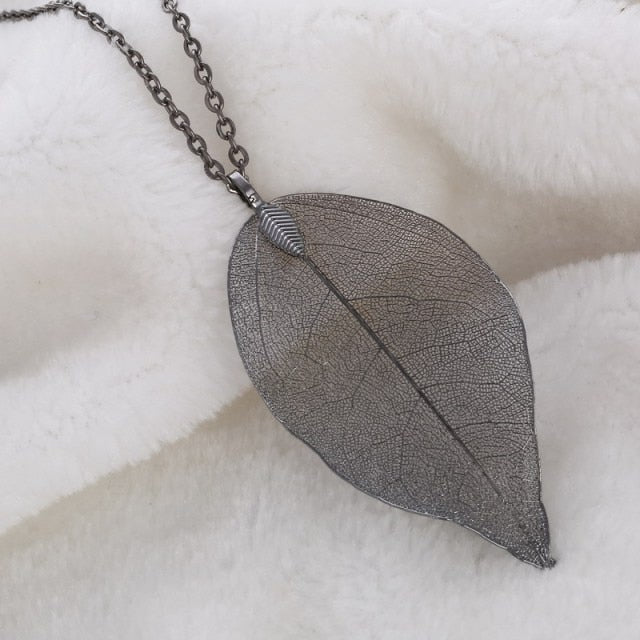 Real Leaf Necklace - Naturenspires