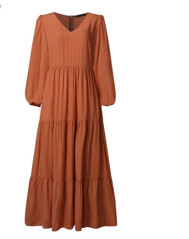 Ruffle Maxi Dress - Naturenspires