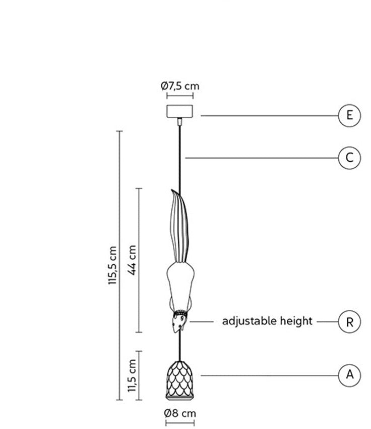 Squirrel Pendant Lights - Naturenspires