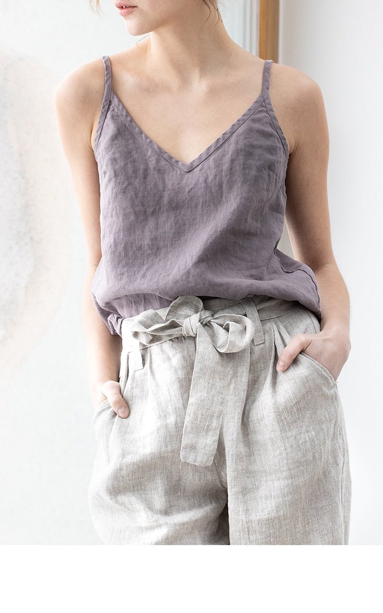 Vintage Linen Tank Top - Naturenspires