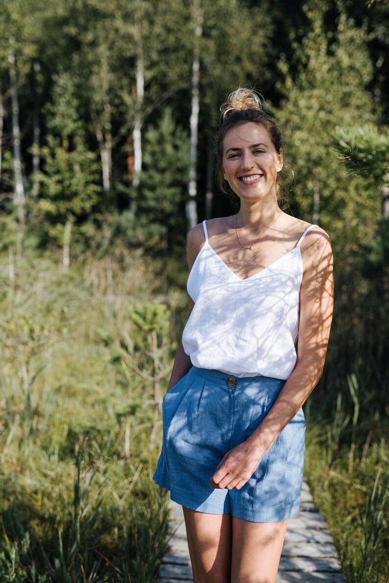 Vintage Linen Tank Top - Naturenspires