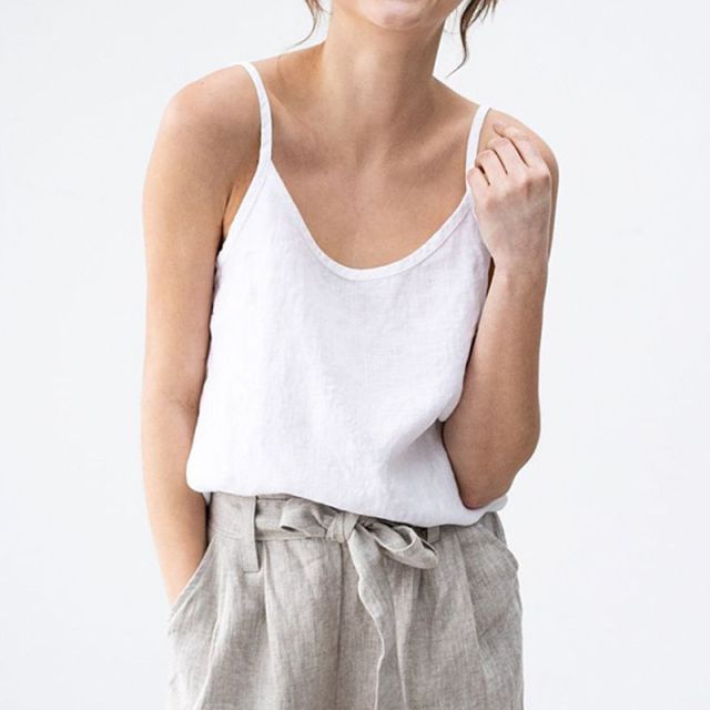 Vintage Linen Tank Top - Naturenspires