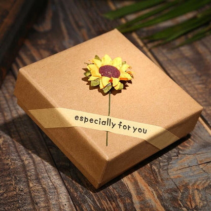 You Are My Sunshine Sunflower Necklaces - Naturenspires